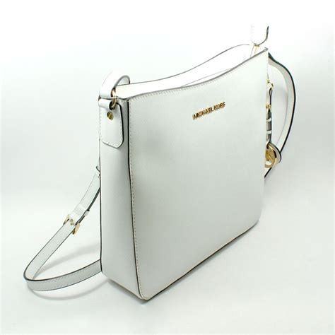 crossbody michael kors white bag|Michael Kors Crossbody thick strap.